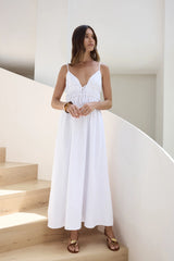 Thinking Of Love Maxi Dress White