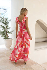 Wishing You Well Maxi Dress Pink