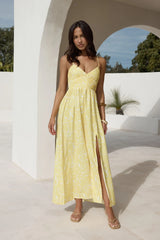 Gelato Stand Maxi Dress Yellow