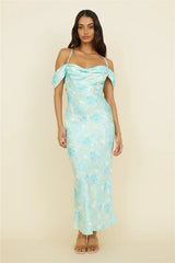 Busy Dancing Maxi Dress Green