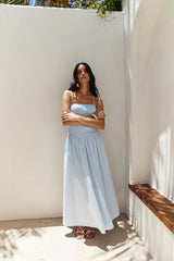 Blessed Destiny Maxi Dress Blue