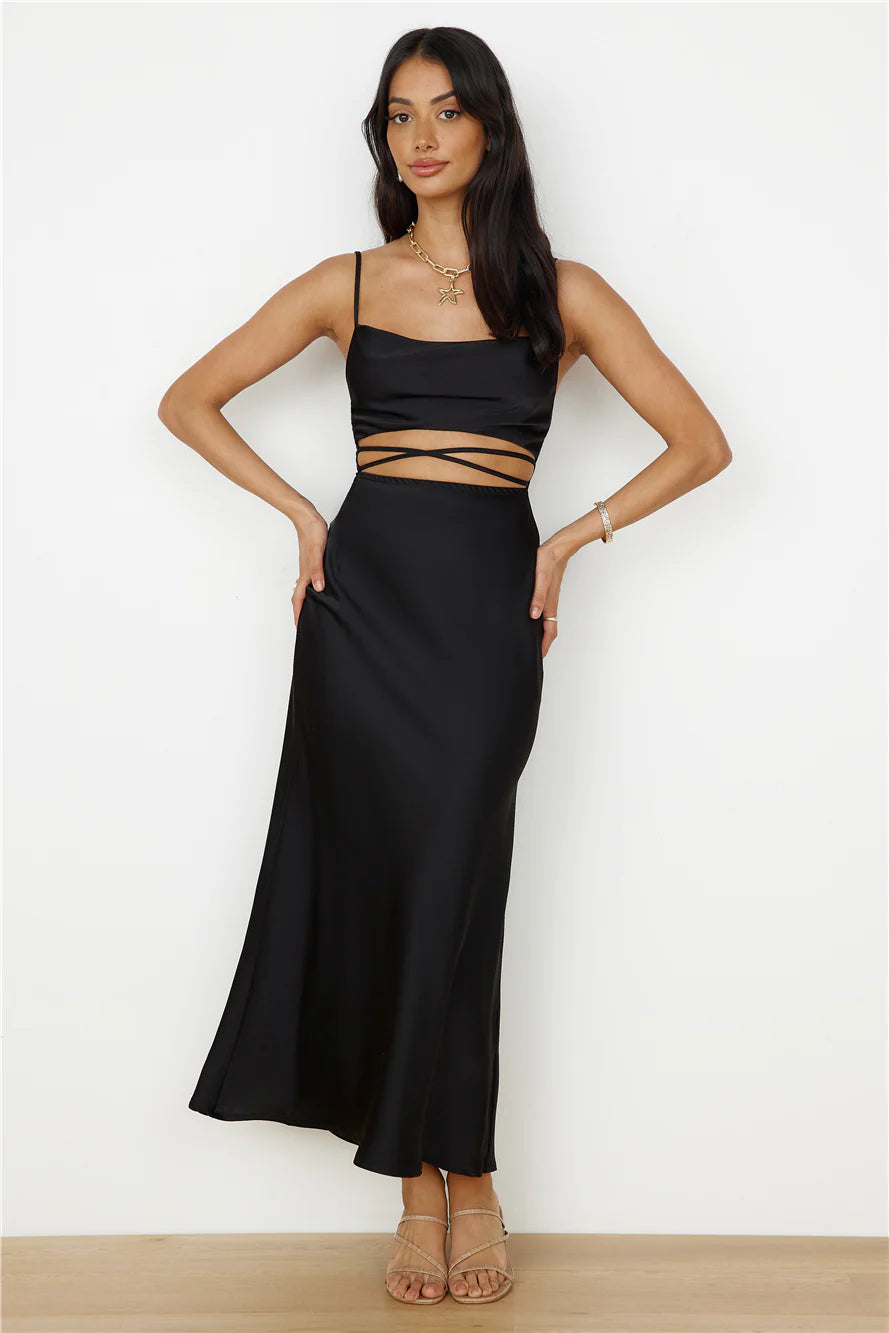 Carmela Maxi Dress Black