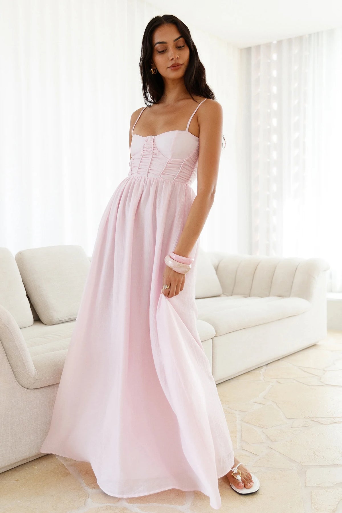 Darling Dear Maxi Dress Pink