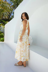 Sunset Serenade Floral Maxi Dress