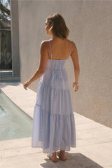Sunny Afternoons Maxi Dress Blue