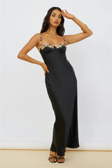 Magnetic Forces Maxi Dress Black