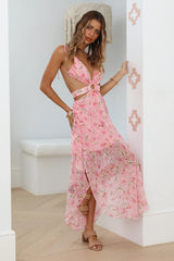 Changing Seasons Maxi Dress Pink