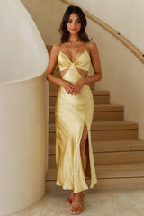 City Sunset Maxi Dress Yellow