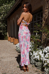 Sense of Love Strapless Maxi Dress Pink