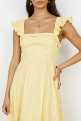 Salty Air Maxi Dress Yellow