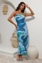 Right Here Maxi Dress Blue