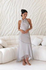 Tidal Wave Maxi Dress Brown