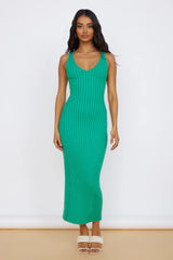 Radiant Glow Maxi Dress Green