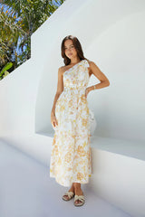 Sunset Serenade Floral Maxi Dress