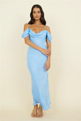 Falling Fearless Maxi Dress Blue