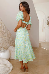 Back From Florence Maxi Dress Green