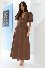 Dreamy Escape Maxi Dress Brown
