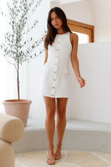 Soothing Dawn Mini Dress White