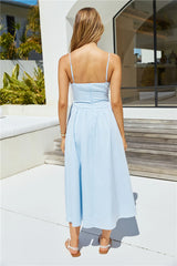 Sincerely True Maxi Dress Blue