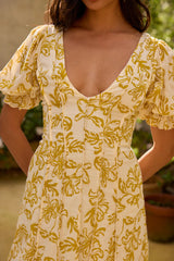 Golden Child Maxi Dress Yellow