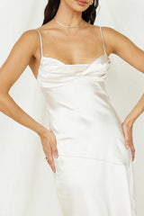 People Watching Maxi Dress Champagne