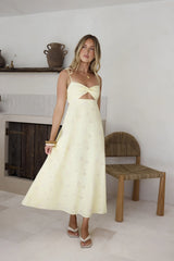 Sunflower Dreams Maxi Dress Yellow
