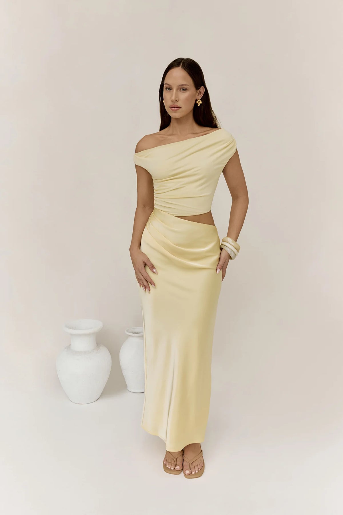 Carmellia Maxi Dress Yellow