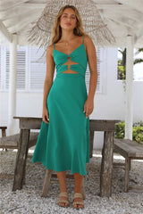 Cancel My Plans Maxi Dress Green