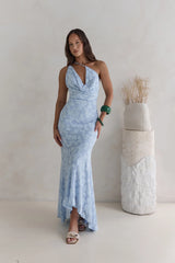 Tales From The Riviera Maxi Dress Blue