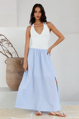 Soft Sail Maxi Dress Blue
