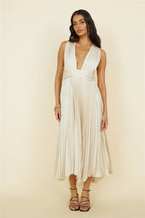 Florentina Midi Dress Champagne