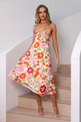 Love Strong Midi Dress Multi