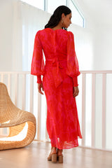 Exactly Right Maxi Dress Red