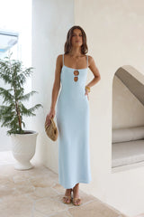 Lost In The Clouds Maxi Dress Blue
