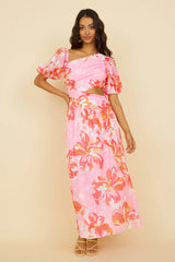 Pretty Lies Maxi Dress Pink