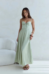 Del Mar Maxi Dress Green