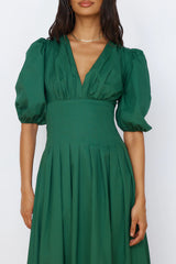 Nature's Escape Maxi Dress Green