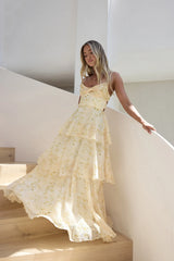 Shining Suns Maxi Dress Yellow