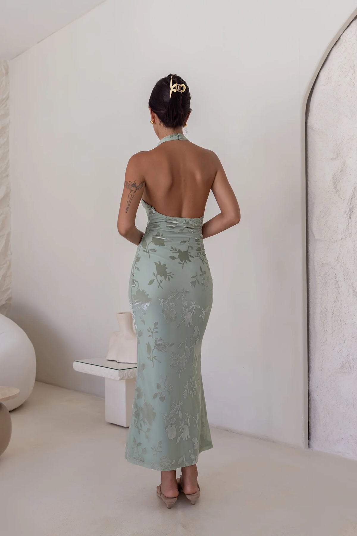 Tropic Whisper Maxi Dress Sage