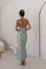 Tropic Whisper Maxi Dress Sage