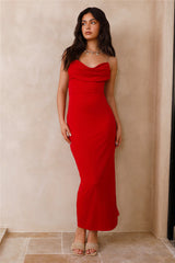 Caribbean Breeze Maxi Dress Red