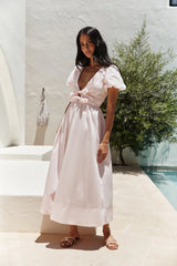 Simple Story Maxi Dress Pink