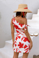 Xanthe Kisses Mini Dress Red