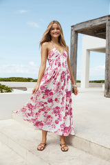 Cross My Heart Halter Maxi Dress Pink