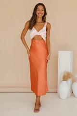 When You Breathe Maxi Dress Orange