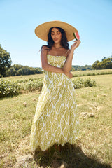 Tropic Trails Maxi Dress Green