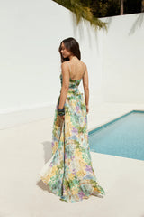 RUNAWAY THE LABEL Camille Maxi Dress Esme Print