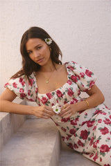 Rosalie Midi Dress Pink