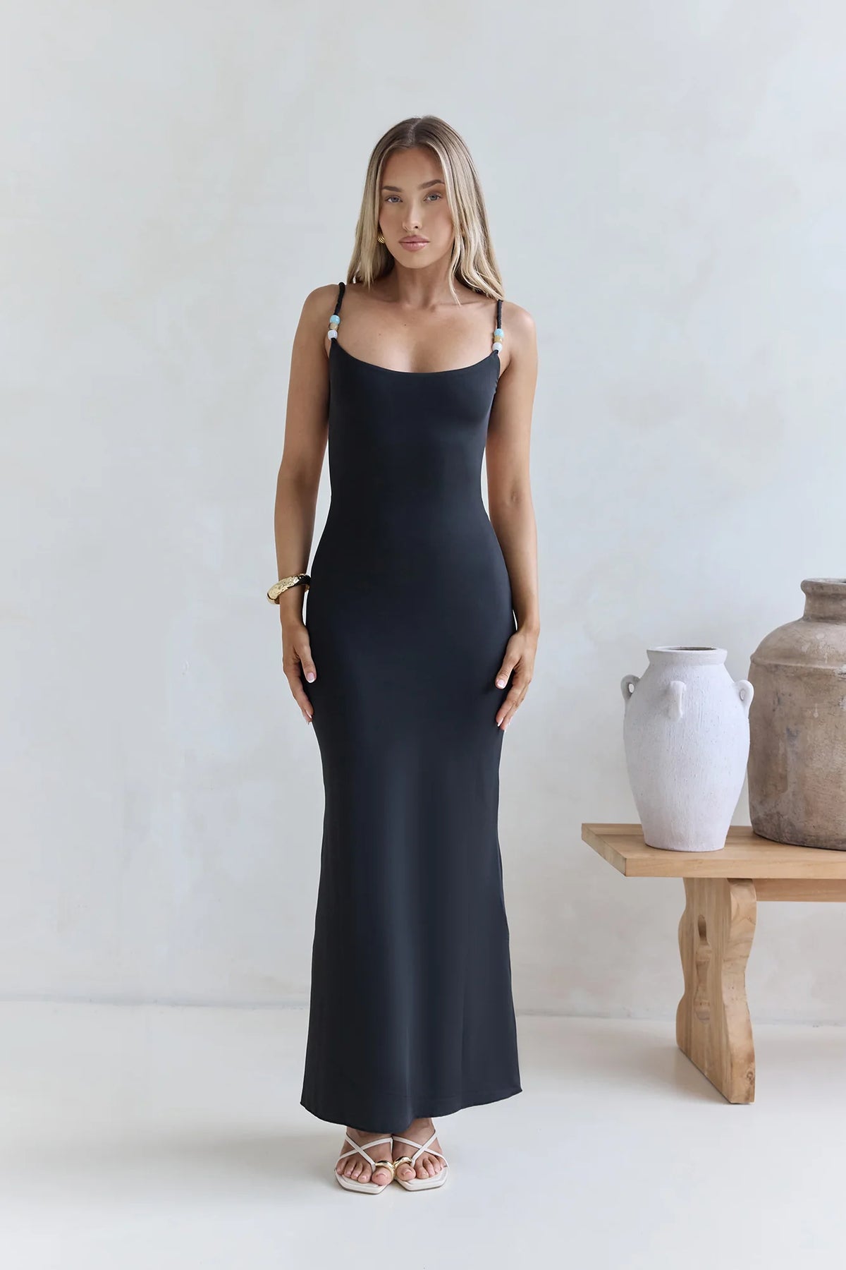 Dancing All Night Maxi Dress Black