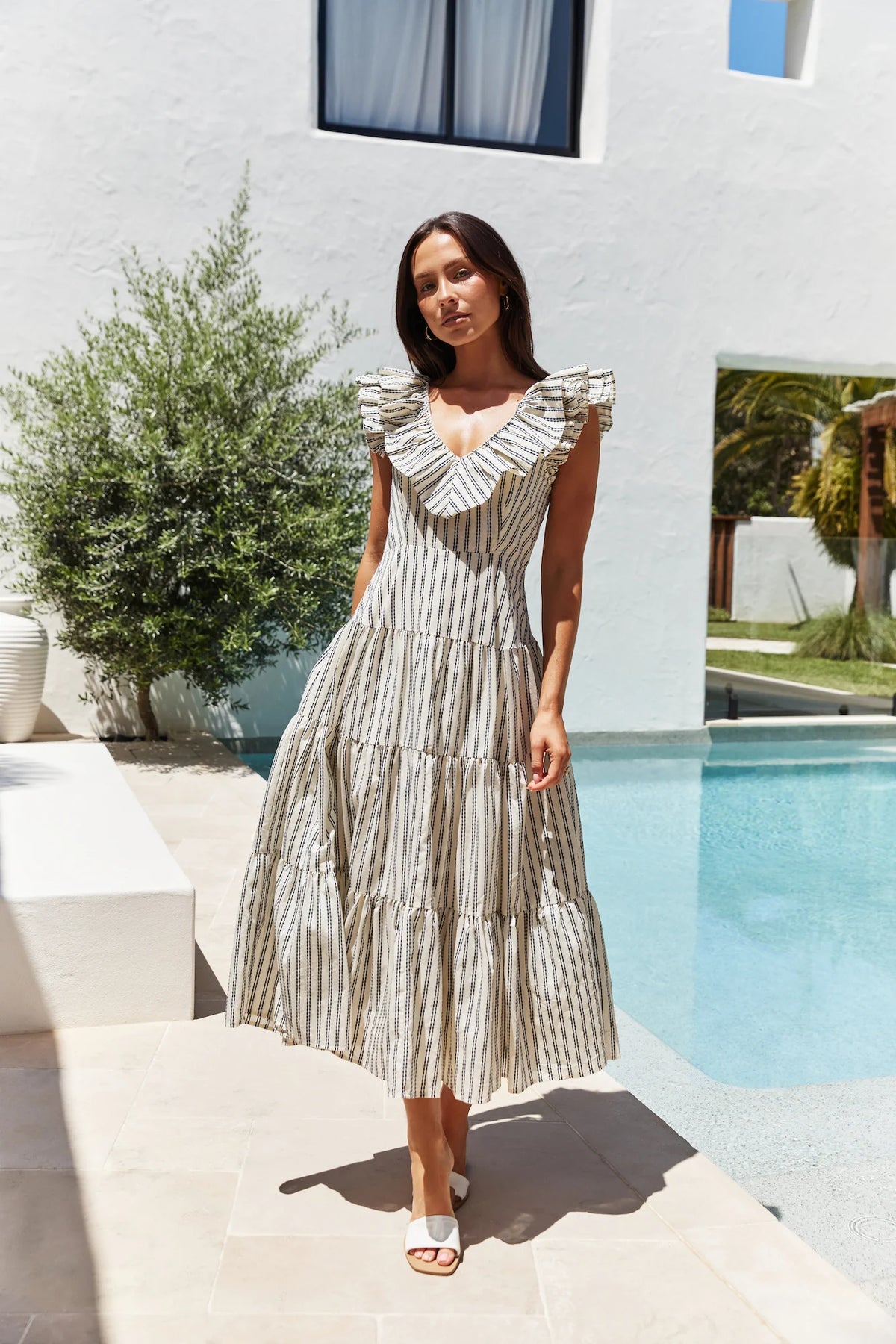 Dawn Dreamer Maxi Dress Ivory